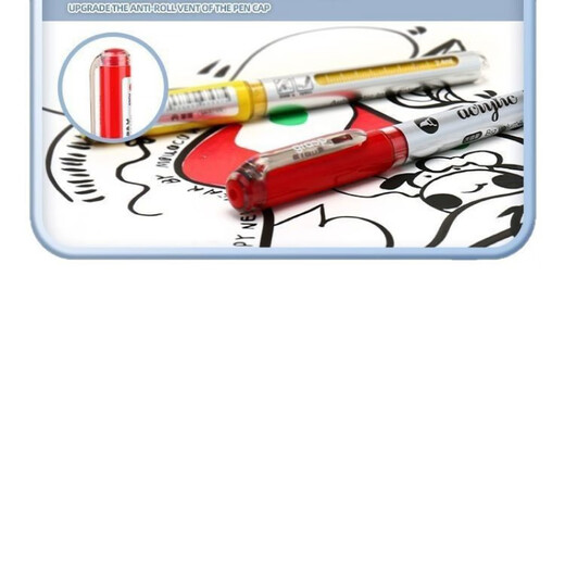 
Master GRASP single straight liquid soft head acrylic marker pen to choose color-impermeable stackable color complementary color single color single student. NG693-Blue gray