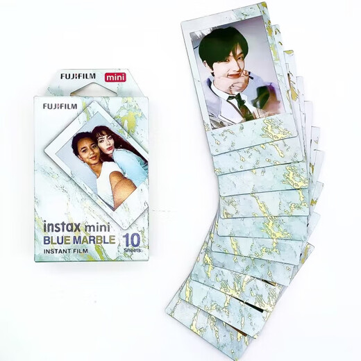 Fuji (FUJIFILM) instax instant mini photo paper/wide photo paper/square photo paper mini lapis lazuli-10 sheets