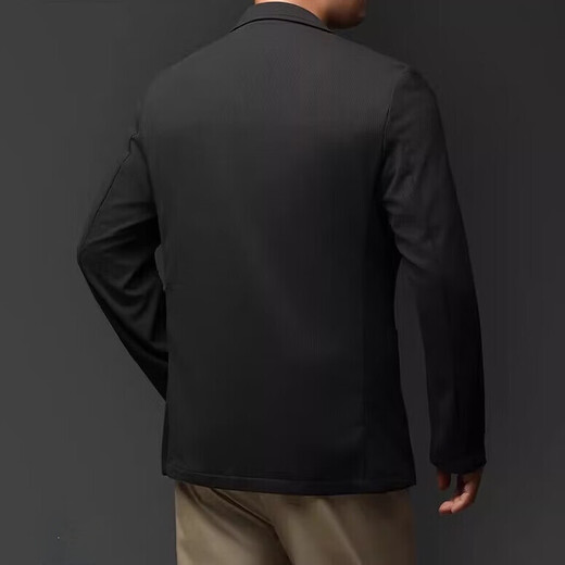 EGW国际奢侈品牌防晒衣男夏季免烫抗皱垂坠感薄款休闲商务西服外套 浅卡其 L