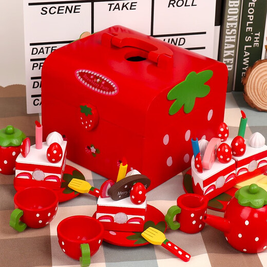 Girls, baby girls, kitchen, afternoon tea, 2 children, 3 years old, 4 little princess toys 6 birthday gifts, red box birthday tea set