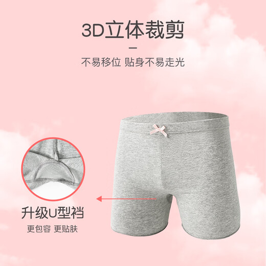 Dingguagua girls anti-exposure safety pants summer solid color 95% cotton baby underwear children's boxer briefs