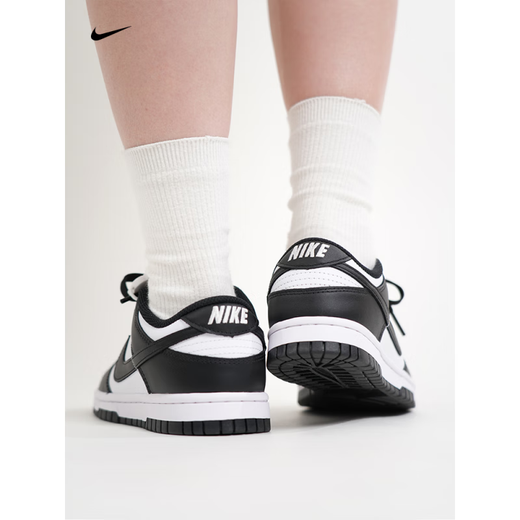 
NIKE Nike Panda Shoes Dunk Black and White Low Top Men's and Women's Board Shoes Sports and Leisure DD DD Authentic DD1503-101 Women's Model_ 40,