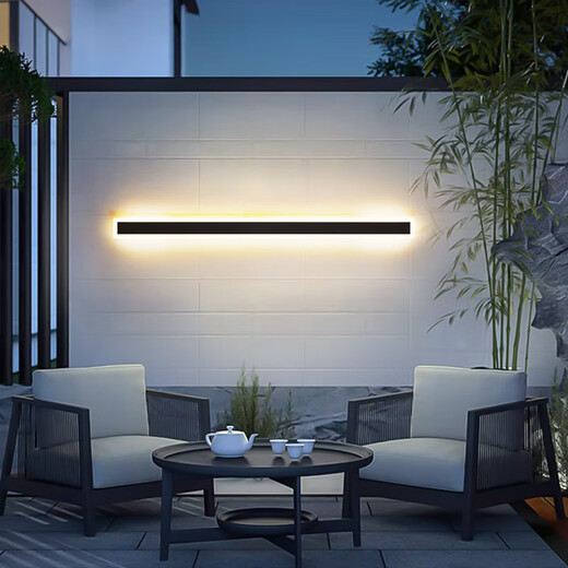 Grand View Garden (DGY) Wandleuchte Außenleuchte Treppe Langes Leuchten Licht Außenbalkon Lichttür Villa Innenhof 003Z 9227- [Regensicheres Modell] 9227-240 cm-neutral
