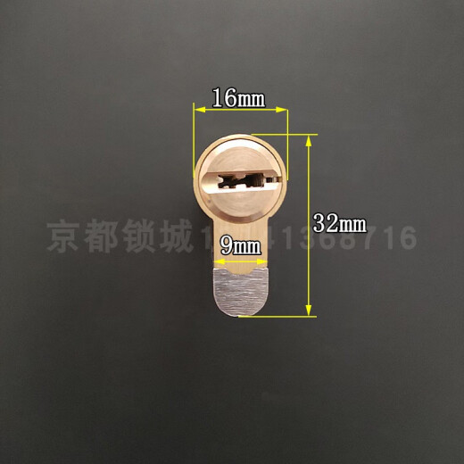 科至途C级双叶片锁芯 步洋龙洋防盗门 索福门 千秋门 双拨轮双拨叉锁芯 C级双拨12532+48+45 55mm 通用型 带钥匙