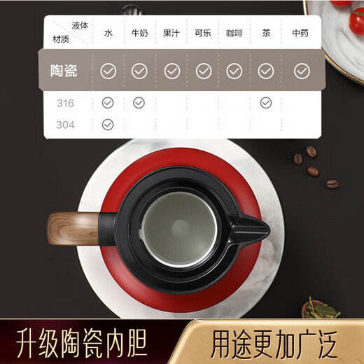 Shining high-quality stewing teapot insulation teapot stuffy teapot teapot tea water separation flower tea health pot home office insulation kettle ceramic liner tea water separation stewing teapot 1.2L