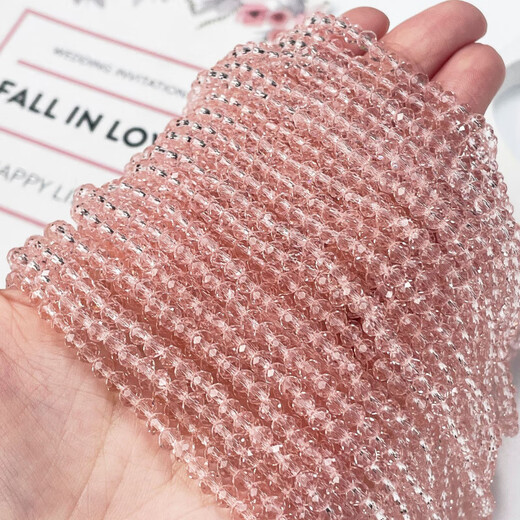 1/2/3/4/6/8/10mm Colorful Transparent Sectioned Glass Beads DIY Bracelet Necklace Jewelry Accessories White 8mm