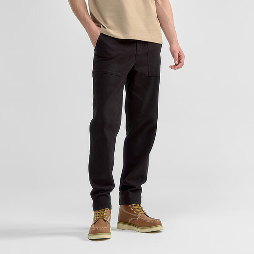 CAT Carter's 25th season new men's outdoor retro retro embroidered basic work trousers black L