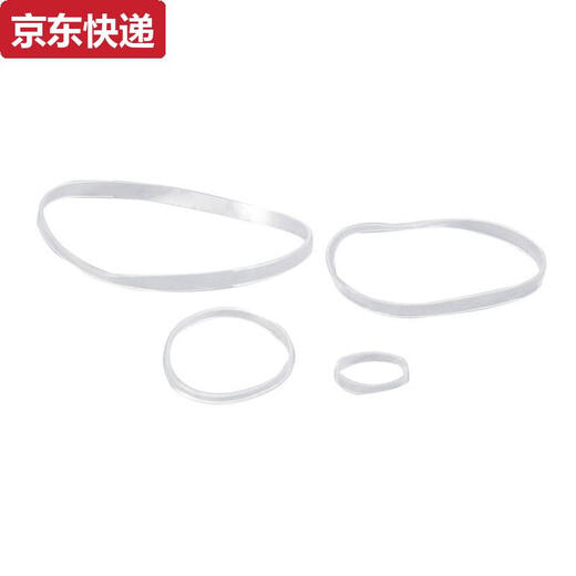 蓝彩何TPU透明橡皮筋抗老化耐高温不易断弹力扎线捆绑胶圈扎带厂家 半斤15054对折150mm*宽5mm约275