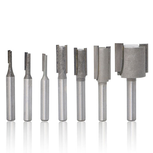 Single and double edge straight cut woodworking milling cutter edge trimming machine cutter head groove knife Battery wood gong knife sharp blade tool 1278