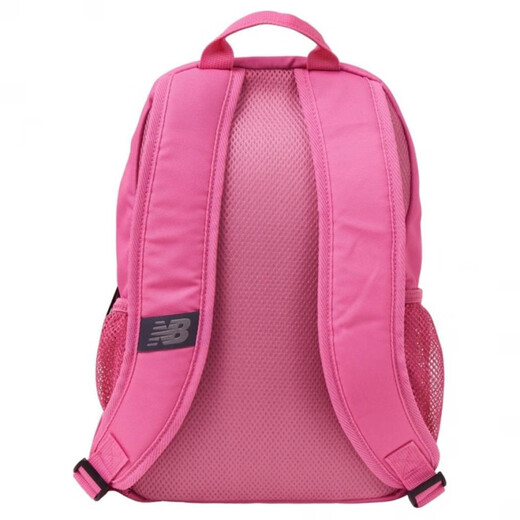 Couleur solide de New Balance Fashionable et polyvalent à fermeture éclair et à clôture en polyester sac à dos ordinaire rose féminin rose