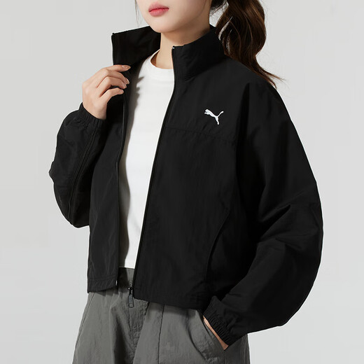 彪马（PUMA）女装 2025秋季新款运动服跑步健身训练外套时尚潮流休闲夹克上衣 631917-01 XS