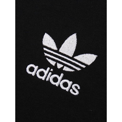 阿迪达斯 （adidas）三叶草男装上衣 2025春季新款时尚三条纹黑白圆领休闲长袖T恤衫 IA4877黑色 2XL