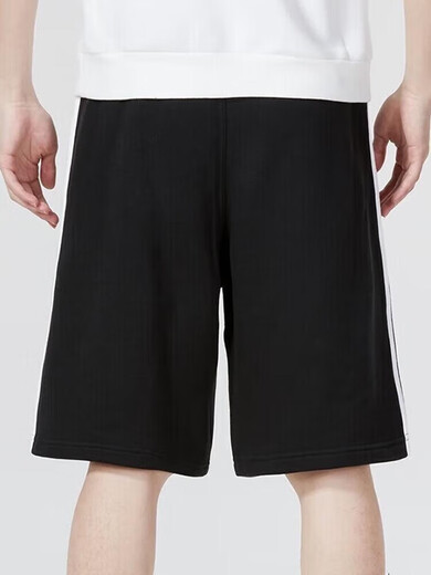 Adidas Clover Shorts Pantalon masculin 2025 Été Nouveau pantalon sportif respirant Pantalon Crop Pants Gn3523 IA6351 Black XS recommandé 120-135Jin [Jin est égal à 0,5 kg]