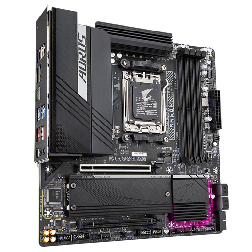 AMD锐龙9950X3D/9900X3D/9800X3D/9700X/9600X 搭技嘉B850 B650小雕/冰雕/电竞雕/迷你雕 主板CPU套装 技嘉B650M AORUS ELITE 小雕 R5