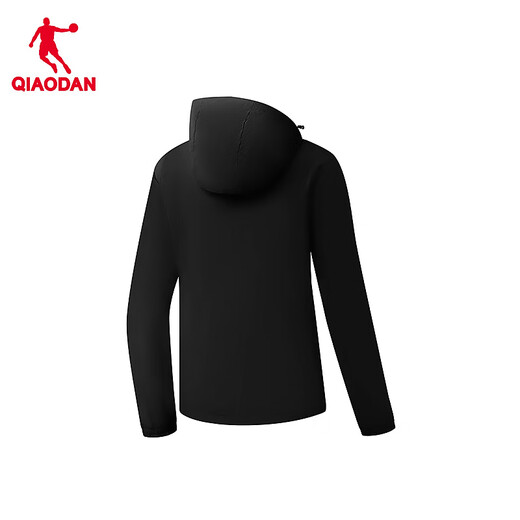 
Jordan Sports Jacket Women's Trench Coat Spring and Autumn Windproof Water-Repellent Hooded Outdoor Jacket Long Sleeve Top Black XS