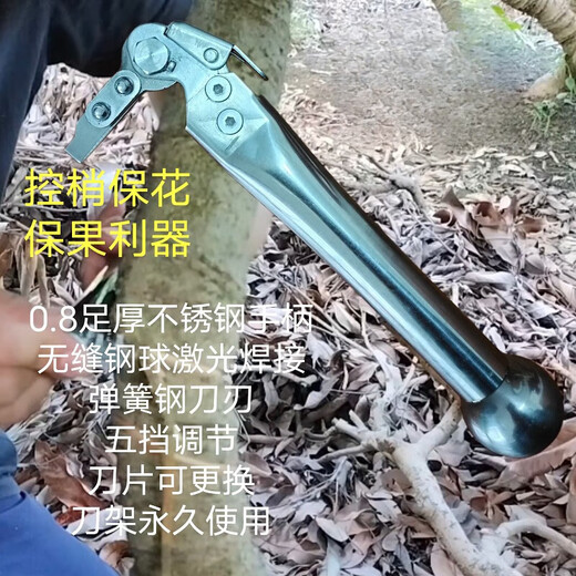 YWZR special knife for lychee girdling, lychee girdling knife, Liyou 23 girdling knives, lychee, longan, fruit tree girdling and apple tool, No. 0 knife, peeling opening 0.75 mm