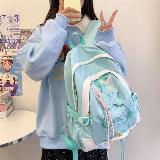 2025 Versión coreana de verano de Nicho Ins Gran capacidad Estudiantes de secundaria y secundaria Bolsa de computador