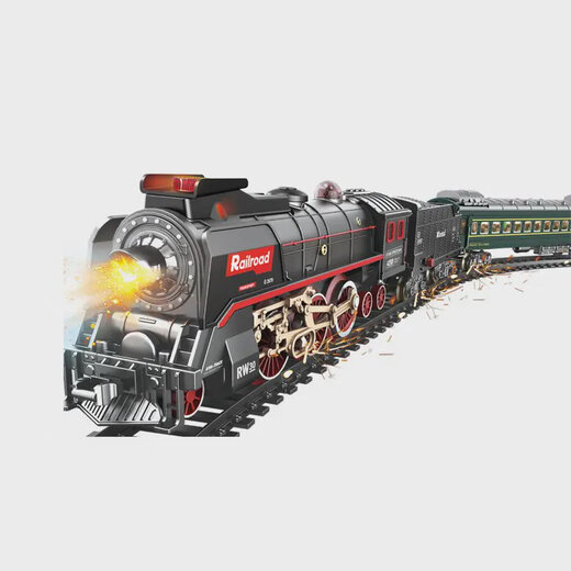 Remote Control Retro Steam Train Simulation Parking Rail à grande vitesse