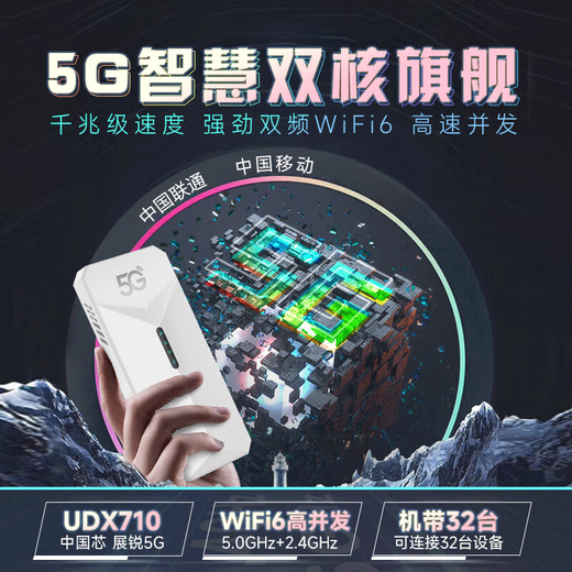Sanfandu Tarjeta de red inalámbrica WiFi6 portátil 5g enrutador móvil Tarjeta de red de tráfico universal para computadora portátil de doble banda Gigabit sin tarjeta Versión de rendimiento 5G - gris plomizo Rendimiento violento WiFi6, ajuste completo