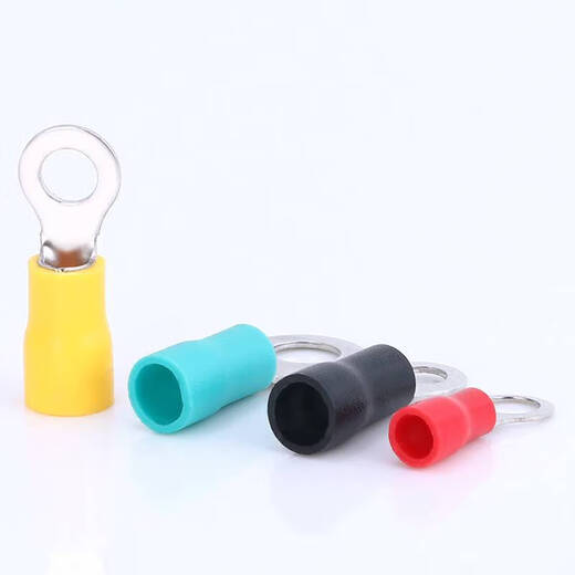 RV12532 round cold press terminal pre-insulated copper nose more than 1000 Specifications available Green RV1.25-6 (diameter 6.5) 1000 pieces/pack