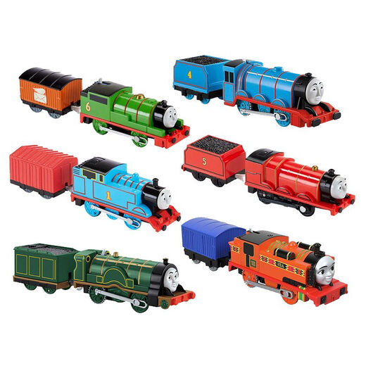 Thomas Train and Friends Train Master Series Electric Train avec TOW Box BMK87 Toys's Toys Multi-Island Island Expedition Set GXX26