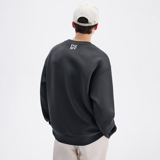 NVG YOUNG Zhang Xincheng's same style Italian dinghy spring cotton round neck sweatshirt men's loose t-shirt top bottoming shirt