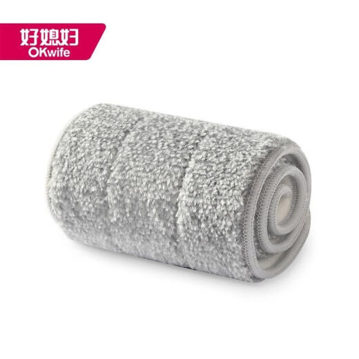 Good wife [Durable replacement cloth] Good wife's home hand-free filter horizontal board mop mop mop cloth replacement cloth replacement 50CM flat mop 1 piece pack suitable for 7029