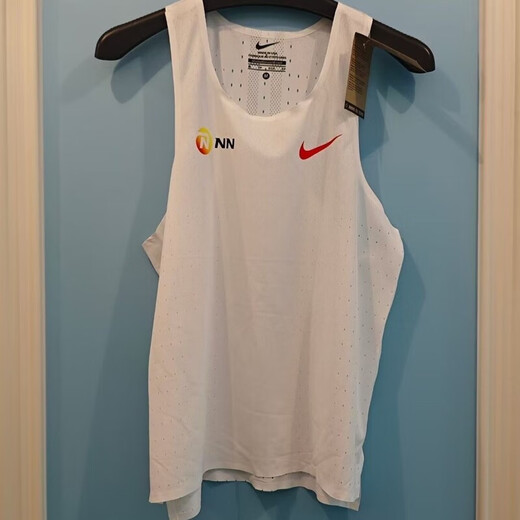 NBA Kids-Nike Sports Track and Field Schnellweste körperliche Untersuchung Atmungsaktives Wettbewerb Anzugstraining Marathon Running Männer und Frauen Nike- [Jagua Stoff Full Pressing Leim Upgrade Version] Weißer Einzelhaken Red Flame 120 Nike-M- [Jagua Fabric] 80-120jin [Jin gleich 0,5 kg]