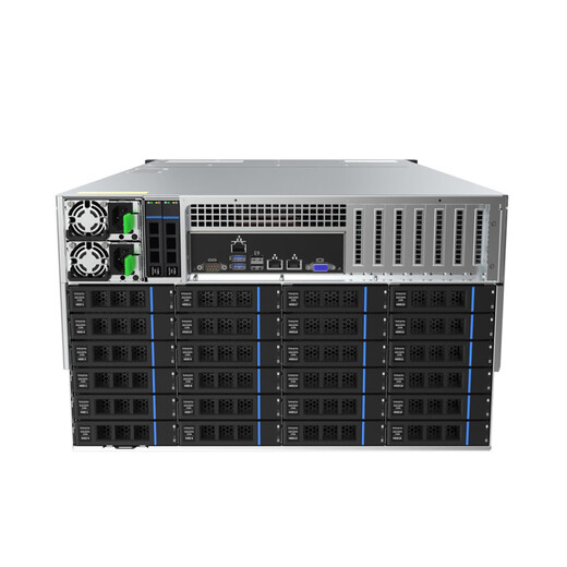 Mojing 6U Server Châssis RMC6160-695-HSE 24 DISCES PRISE SATA / SAS DISK HARD avec 12 Go