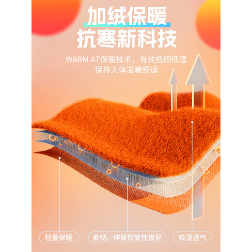 Li Ning sweatpants men's pants autumn and winter new casual trousers loose velvet trousers running sports pants regular style black leggings (zipper pockets) S