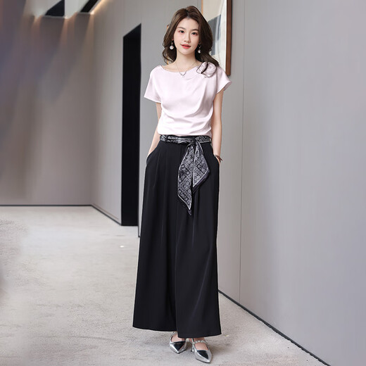 Ehangy light luxury brand dress for women 2025 summer new style fashionable and versatile slim temperament and age-reducing high-end skirt bean green + black S