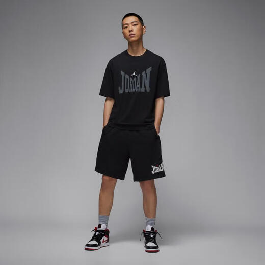 耐克（NIKE）【滔搏运动】2025年男子AS JORDAN BRK COL WM SS CREW短袖T恤 HV3895-010 XL