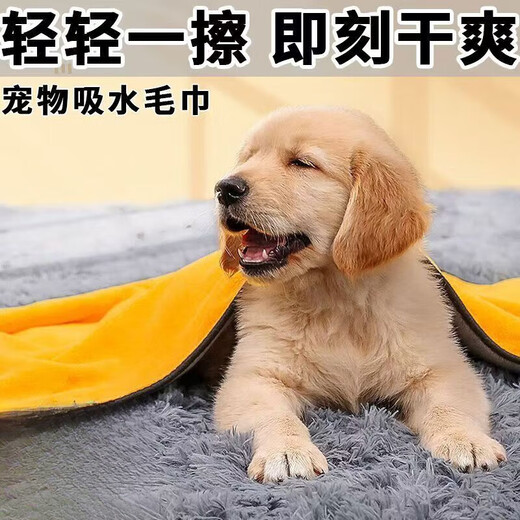 Spring koi and autumn carp pet drying bag dog golden retriever bathing medium and large dogs household fully automatic hair drying box artifact hair dryer pet strong absorbent bath towel 100*50CM