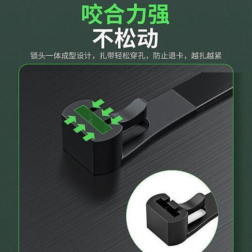 JD Logistics Self-locking nylon cable ties, reusable buckles, computer installation, gardening, desktop cable management belt, cable binding straps, white 100 pieces - white cable ties 4*150mm