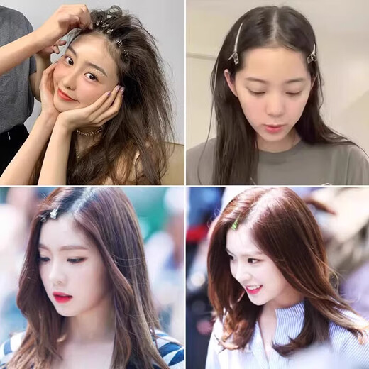 Hair root fluffy clip, side bangs positioning clip, makeup styling clip, headwear hair clip, high skull artifact duckbill clip, large + medium + small, 6 pcs each (18 pcs in total)