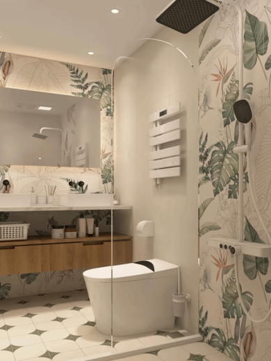 
Sweet Miaomiao soft light French cream tiles bathroom kitchen wall tiles bathroom background wall tiles 12611 Please consult customer service 600*1200