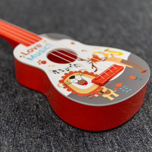 Lanzhiji (Lanzhiji) Детская гитара Toys Ulaulele Маленький гитарный музыкальный инструмент Музыка раннее образование детское день рождения подарка на день рождения 3 года 2025 г. Новое озеро Блю Супермен Льон Лев
