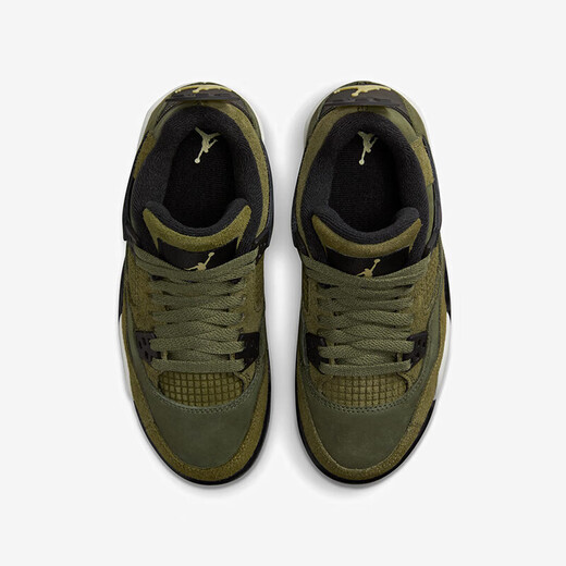 Nike Air Jordan 4 Retro GS AJ4 Olive Green Big Children/Женские ретро-баскетбольные туфли [Trend] FB9928-200 38,5