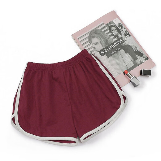 Summer new sports shorts for women, loose casual wide-leg pants, high-waisted quick-drying three-quarter pants, Zhuohe J01 simple pants black S