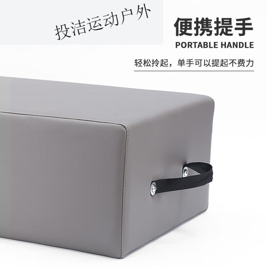 MieLanat Pilates sitting box large equipment square box box core bed yoga fitness wooden semi-elevated sliding bed core black one square box