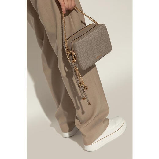 Michael Michael Kors Fabric de la tela para mujeres Costcha de latón Exquisito LOGO DE MARCA SIMPLE DE MARCA SIMPLE TU TU TU