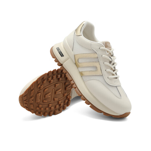 Belle Zhou Yutong's same style Xiaojingan Forrest shoes women's shopping mall same style casual shoes A8D1DAM4 beige 37