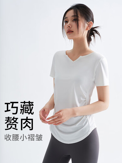 Pilates training clothing large size suit sports short-sleeved T-shirt women's quick-drying yoga clothing fitness clothing top fat mm running black pants 2XL