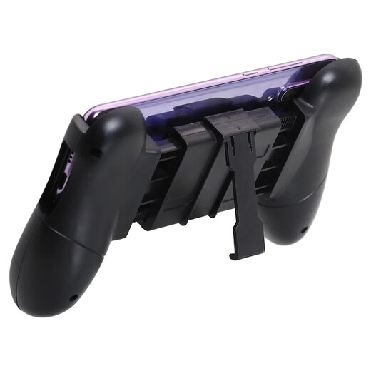 Tuosiman Mobile Phone Grip King of Glory Chicken Game Handle Bracket Automatic Stretching Portable Handle Auxiliary Gun Pressing Artifact Applicable for Apple Android Xiaomi iQOO Huawei Stretchable Game Controller with Bracket Black
