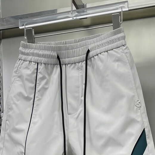 斐帝森猛哥哥裤子男士夏季薄款潮流运动哈伦裤男生宽松弹力束脚休闲男裤 681灰白色 （夏季薄款） 34 （建议160-170斤）