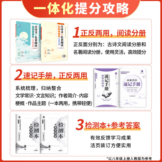 官方直营】2025新版 古诗文与名著阅读拓展提分营古诗文名著导读初一初二初三八九七年级必背古诗词和文言文全解全练阅读正版 古诗文与名著阅读 七年级下