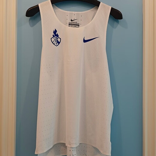 NBA Kids-Nike Sports Track and Field Schnellweste körperliche Untersuchung Atmungsaktives Wettbewerb Anzugstraining Marathon Running Männer und Frauen Nike- [Jagua Stoff Full Pressing Leim Upgrade Version] Weißer Einzelhaken Red Flame 120 Nike-M- [Jagua Fabric] 80-120jin [Jin gleich 0,5 kg]