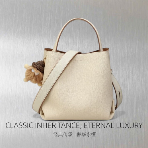 Montana West luxury high-end brand 2025 new crossbody women's bag large capacity high-end feel shoulder bag luggage bucket bag cold tea color