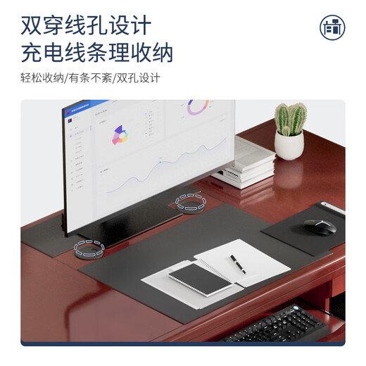 Zuosheng office furniture staff desk single computer paint table desktop writing desk manager desk 140*70 style 2