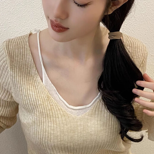 Juvia headband Mickey flower polka dot butt hair band female cute ball head flower princess rubber band hair accessories hair band JYFQ148 straight stripes mixed color 10-piece set